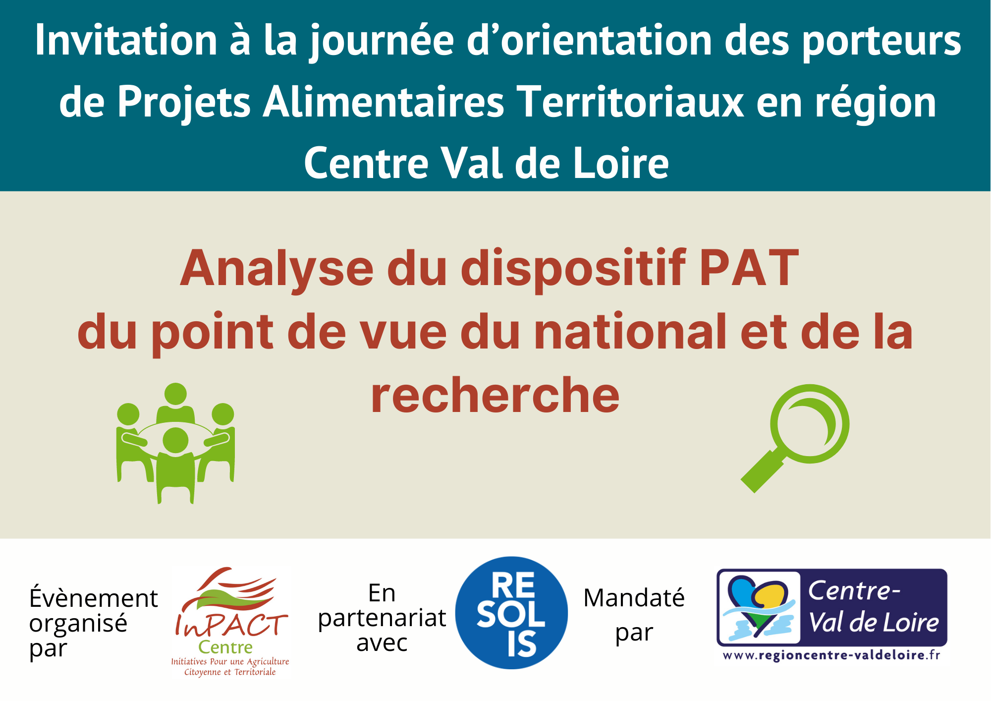 Journée d'Orientation de PAT - Analyse du dispositif PAT du point de vue du national et de la recherche
