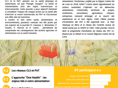 Compte-rendu de la JO sur la convergence des politiques locales alimentaires et de santé